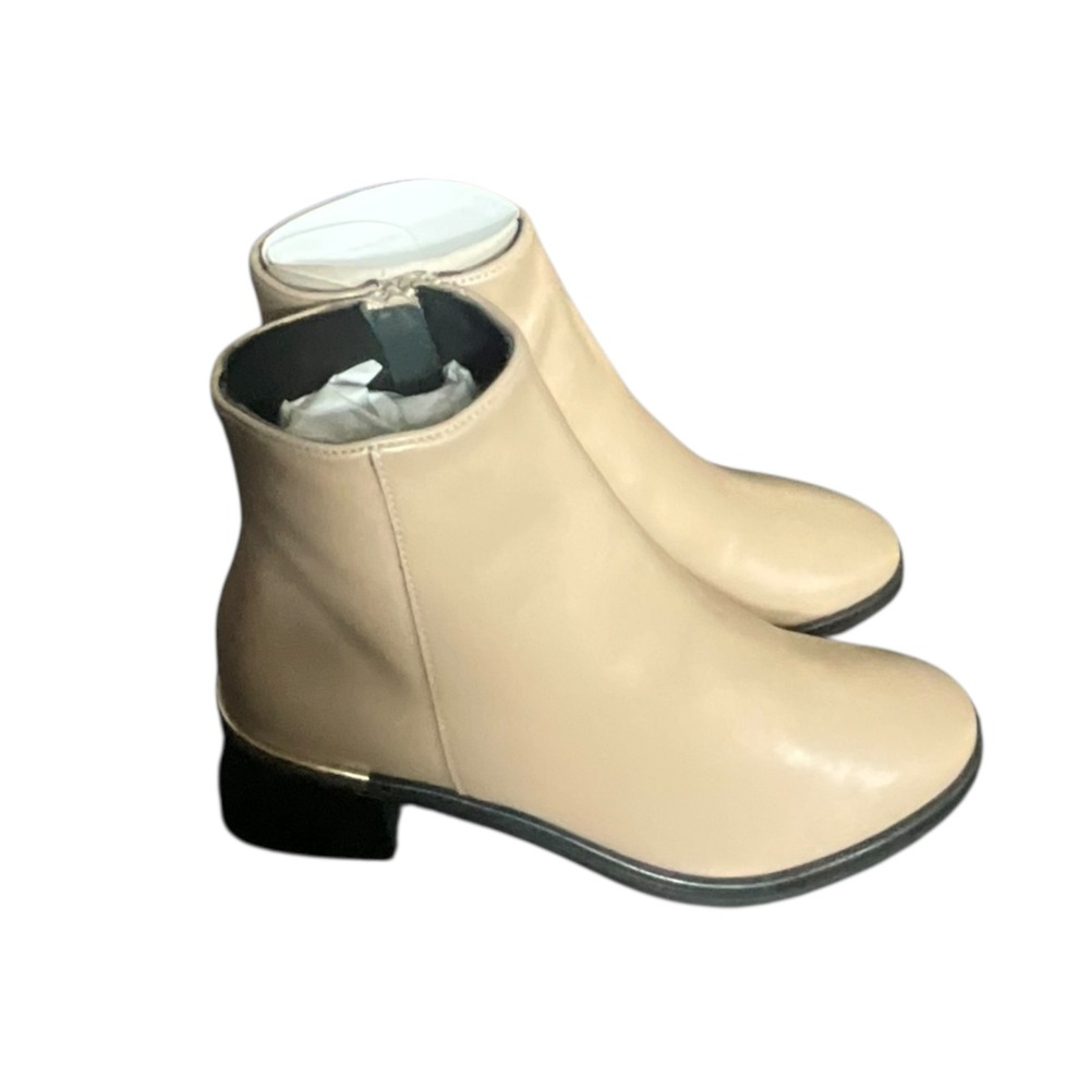 Italiana By Italian Shoemaker Boots Womens 8.5 Beige Zoriana Taupe Ankle Booties - Picture 7 of 16